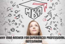 why mba answer for experienced professionals-notesmama